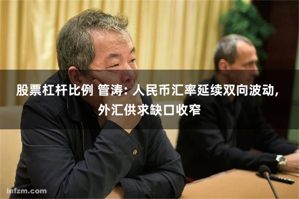 股票杠杆比例 管涛: 人民币汇率延续双向波动, 外汇供求缺口收窄