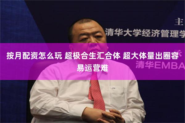 按月配资怎么玩 超极合生汇合体 超大体量出圈容易运营难