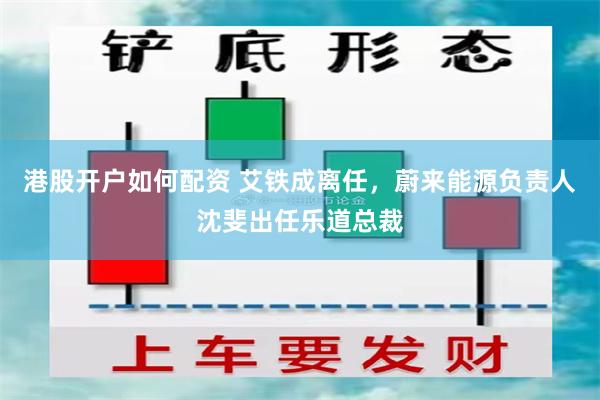 港股开户如何配资 艾铁成离任，蔚来能源负责人沈斐出任乐道总裁