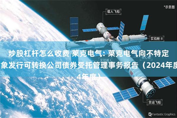 炒股杠杆怎么收费 莱克电气: 莱克电气向不特定对象发行可转换公司债券受托管理事务报告（2024年度）